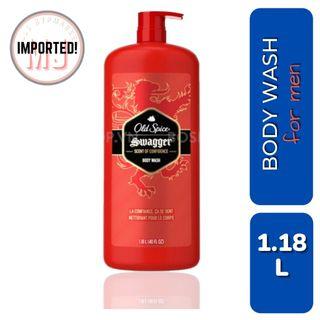 LIMITED! OLD SPICE, Red Zone Swagger Body Wash for Men, 1.18L
