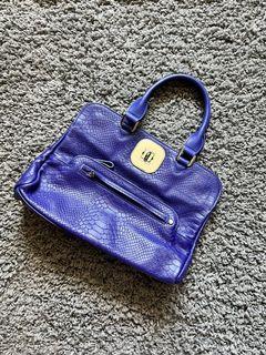 **GORGEOUS** Coach Madison Op Exotic Python Embossed Satchel