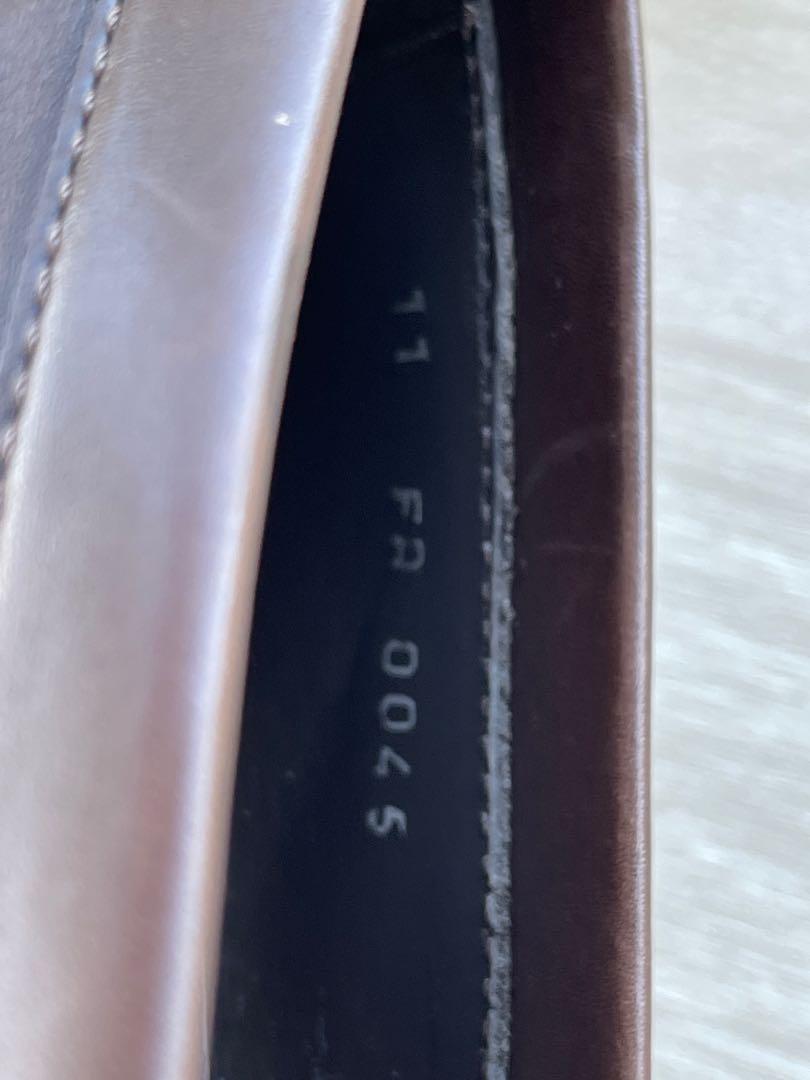 Louis Vuitton Men’s Damier Pony Hair Penny Loafers Brown Size 12 Authentic  Cert