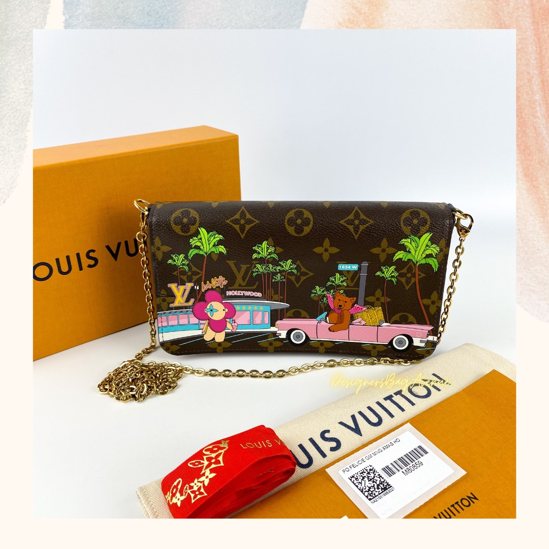 * New* Louis Vuitton Felicie Pochette Christmas Edition