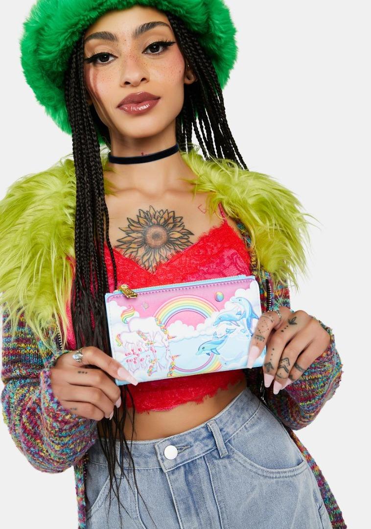 Lisa Frank Markie Reflection Crossbody Bag