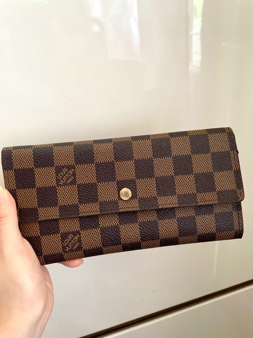 DOMPET LV DAMIER/ DOMPET WANITA/ PRELOVED, Barang Mewah, Tas & Dompet di  Carousell