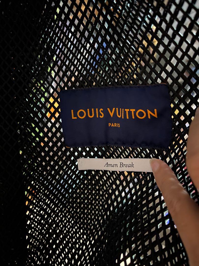 Louis Vuitton Gradient Monogram Mesh Blouson | Size 50, Apparel