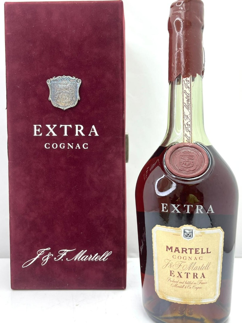 Martell Cognac Extra 700ml 馬爹利Extra 紅絨盒干邑, 嘢食& 嘢飲