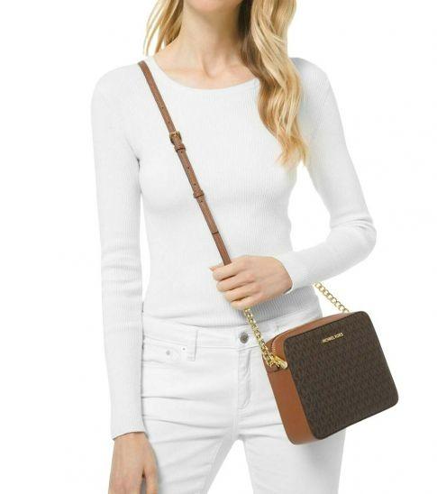 michael kors jet set item brown