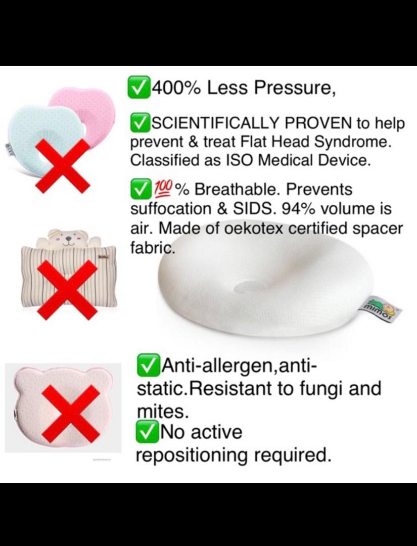 Mimos Pillow is the only medical grade baby pillow to prevent & correct