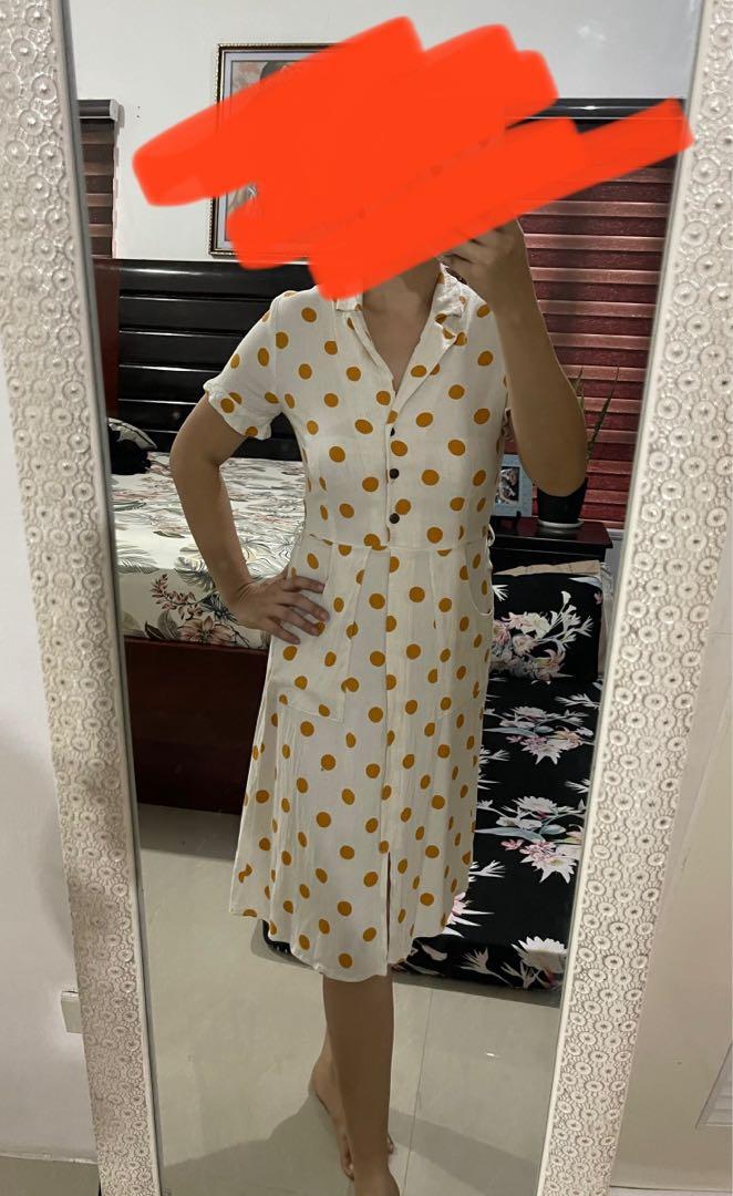 Monteau polka dot dress shop