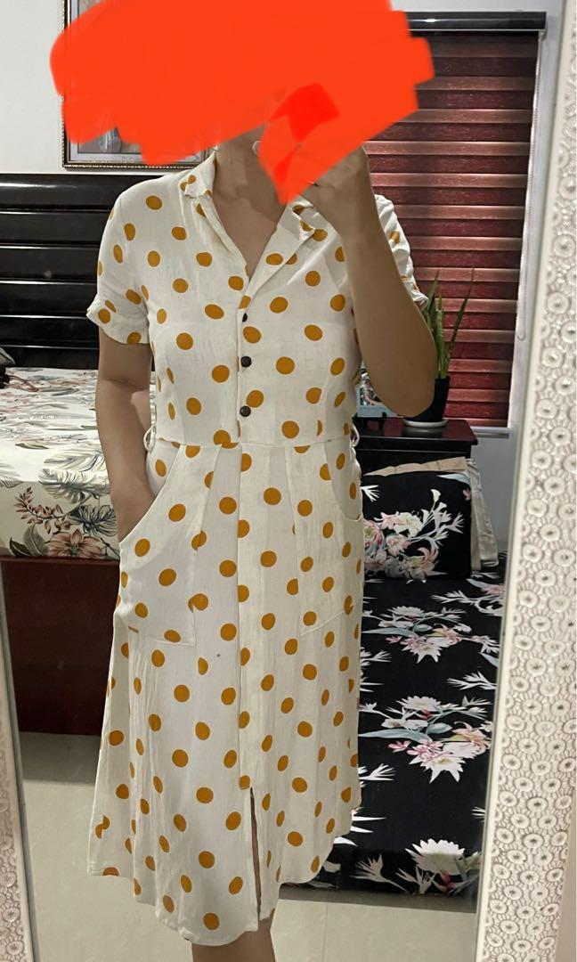 Monteau polka dot dress on sale