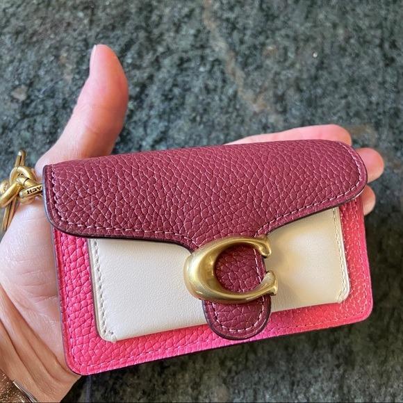 Coach Mini Tabby Pouch Keychain, Women's Fashion, Bags & Wallets, Wallets &  Card Holders on Carousell