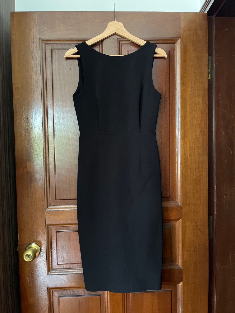New look black work dress best sale
