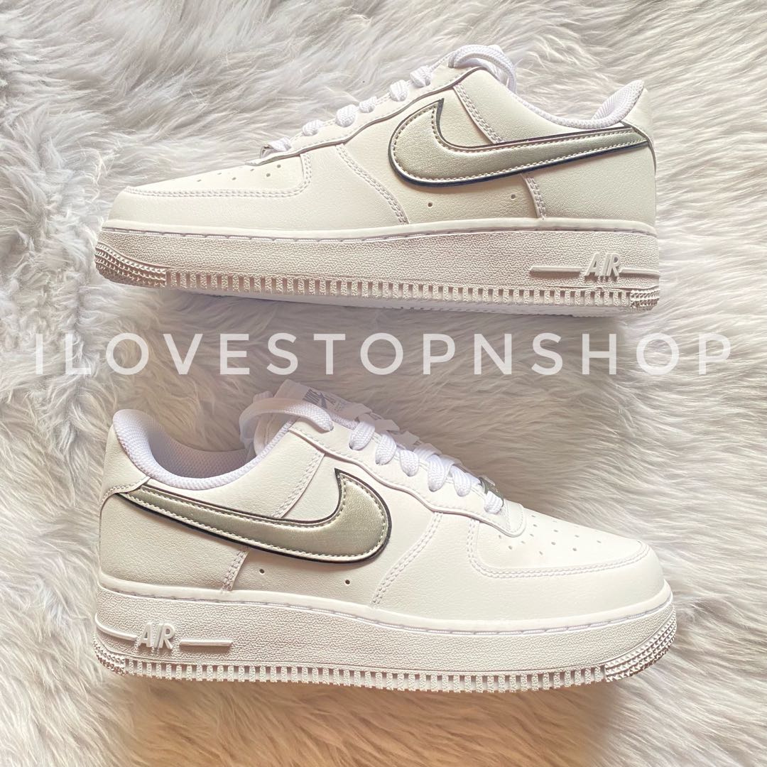 nike air force 1 low womens silver