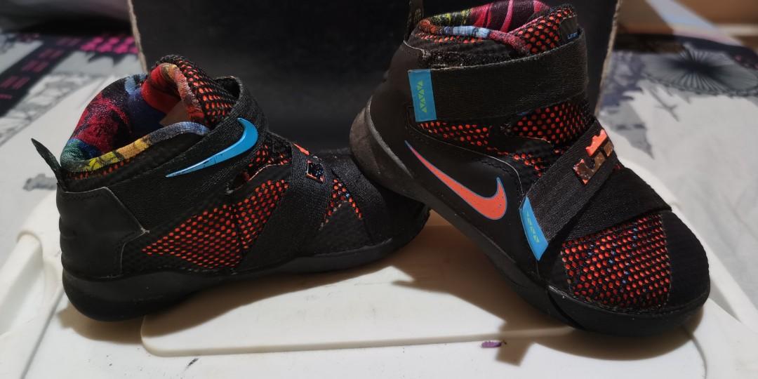Nike Lebron James Hi Top Basketball Shoes Black Red Boys Kids Size 6Y Youth  2011 | eBay
