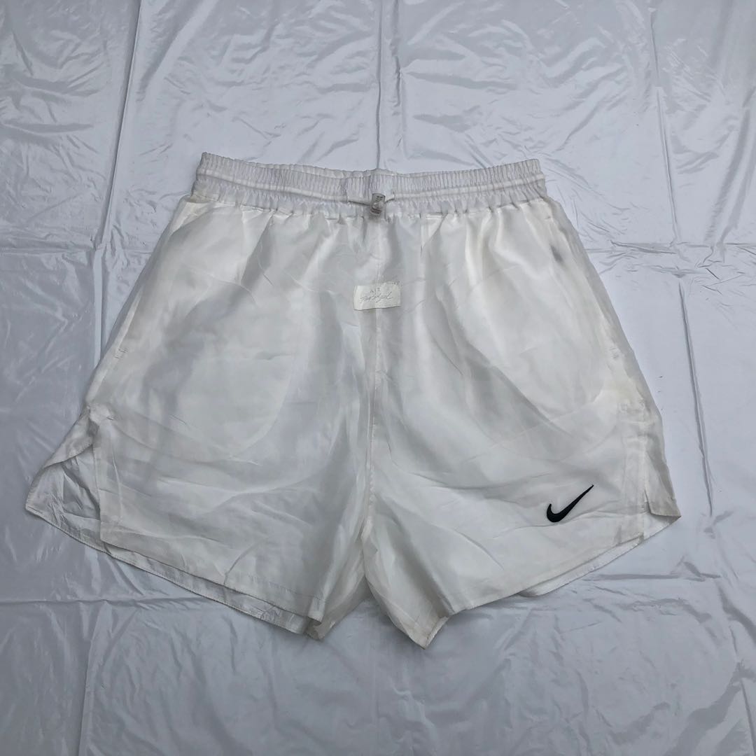 nwot nike lab x air fear of god nylon shorts white xl unisex street wear