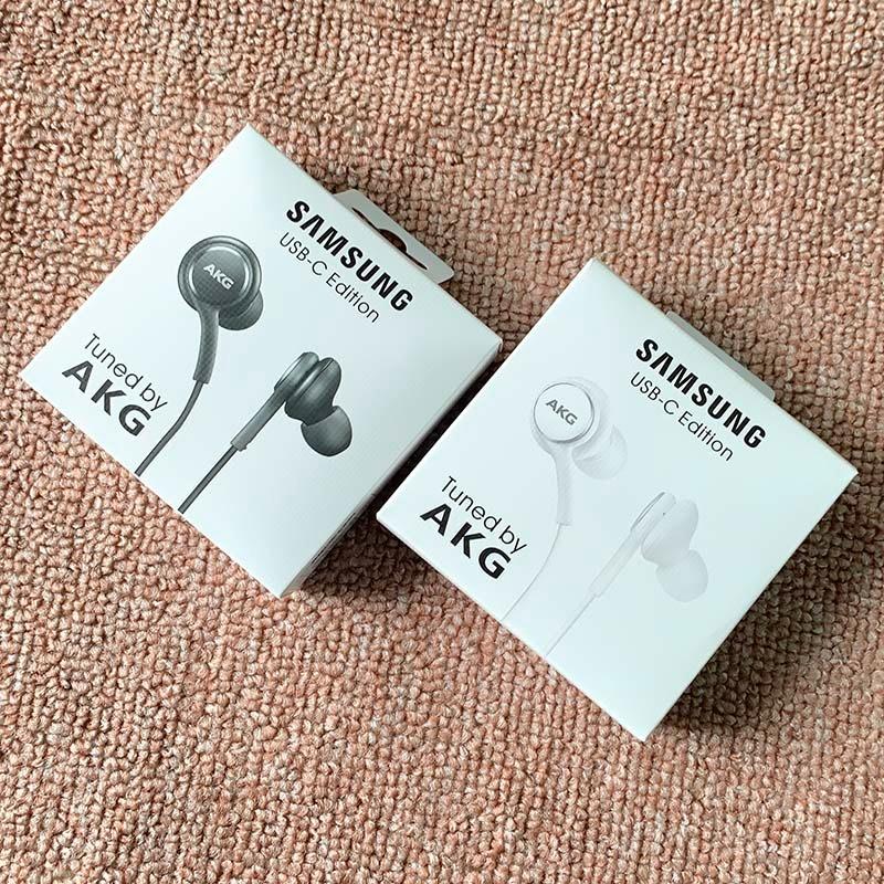 Original Samsung iPhone15 Earphones Tuned by AKG 3.5mm Jack USB C Connector Headphone Wired Earpiece Audio Earphones on Carousell
