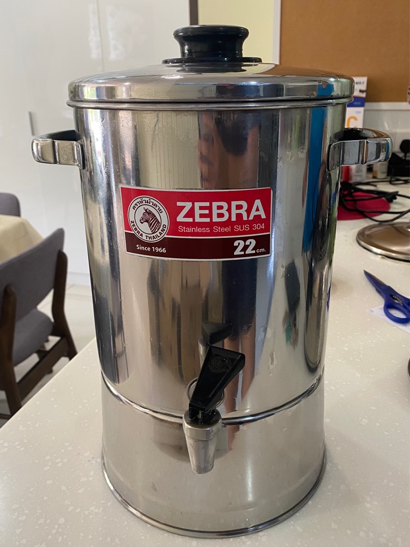 Original Zebra 22cm Stainless Steel Cooler / Water Dispenser, TV & Home Appliances, Kitchen