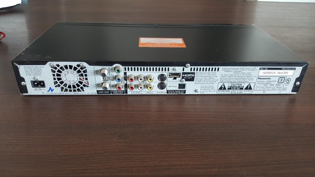 Panasonic DVD Recorder EZ28, Hobbies & Toys, Music & Media, CDs