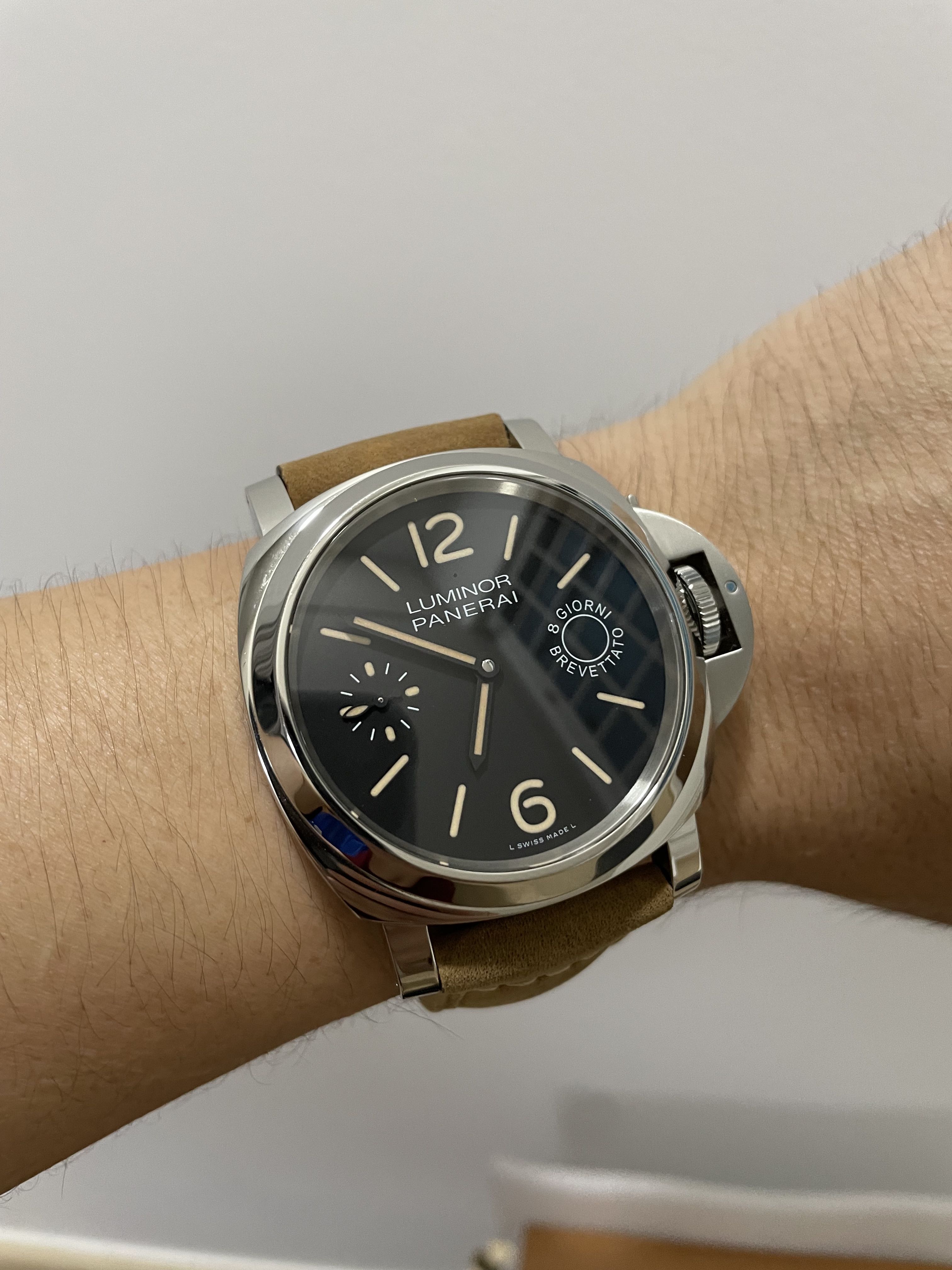 LOWEST Like New Aug 2017 S Series 8 Days Panerai Pam 590 44mm