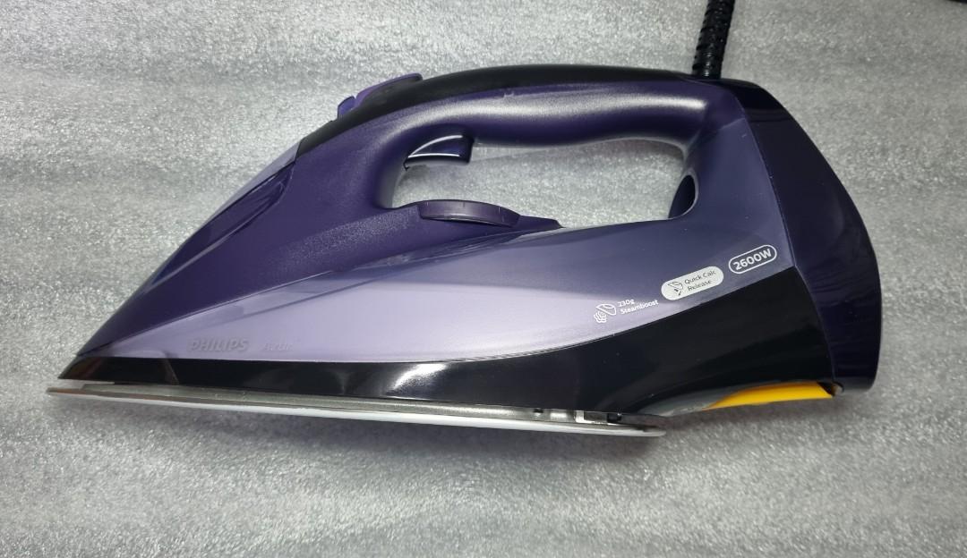 philips steam iron purple