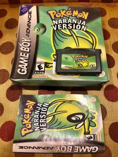 Pokemon Naranja Version Gameboy Advance Games Cartridge