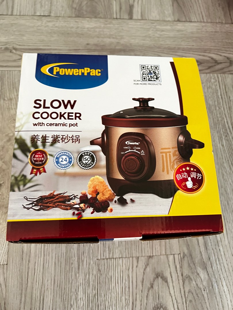 PowerPac slow cooker 1.5L, TV & Home Appliances, Kitchen Appliances