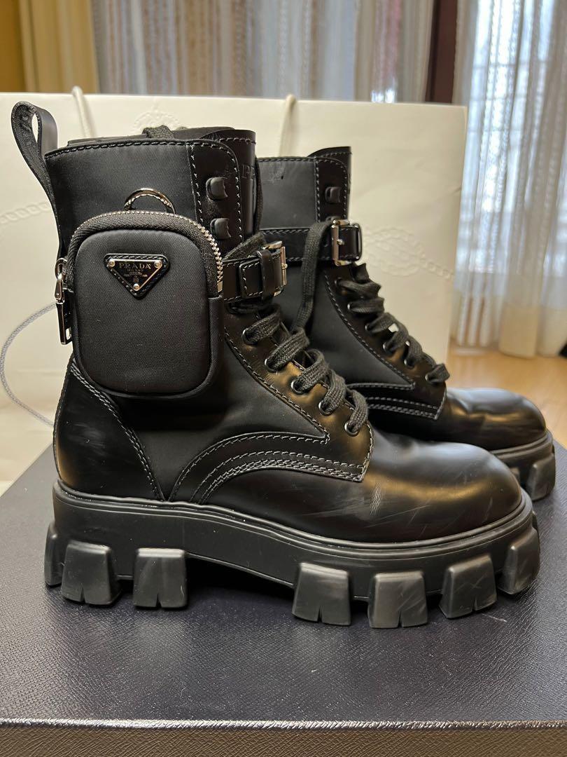 Combat on sale boots prada