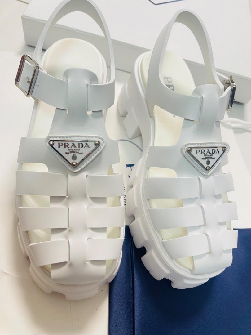White sales foam sandals