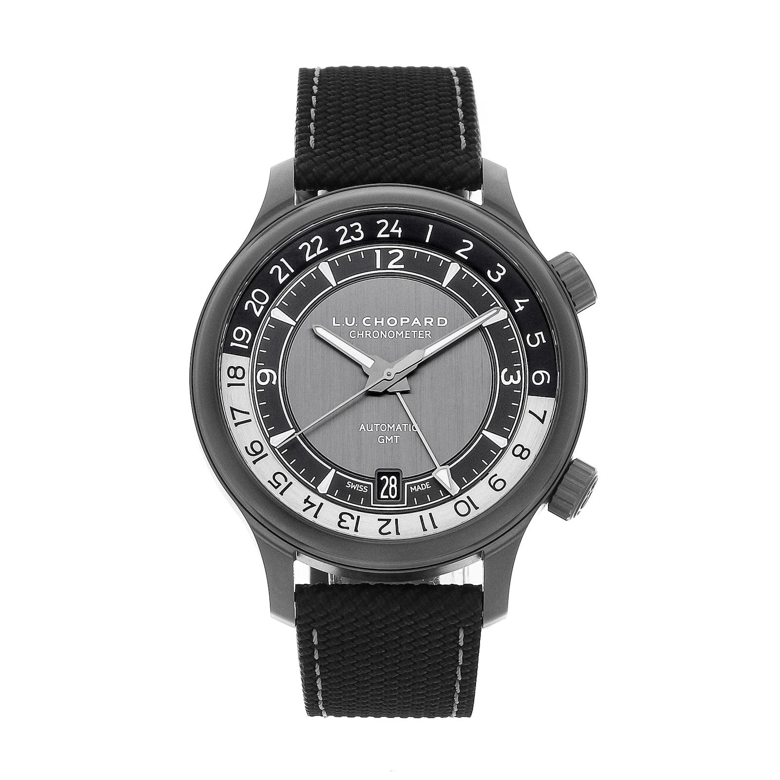 Pre Owned Chopard L.U.C GMT One Black Limited Edition 168579