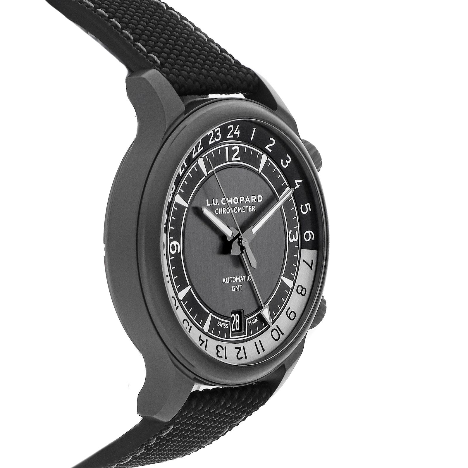 Pre Owned Chopard L.U.C GMT One Black Limited Edition 168579