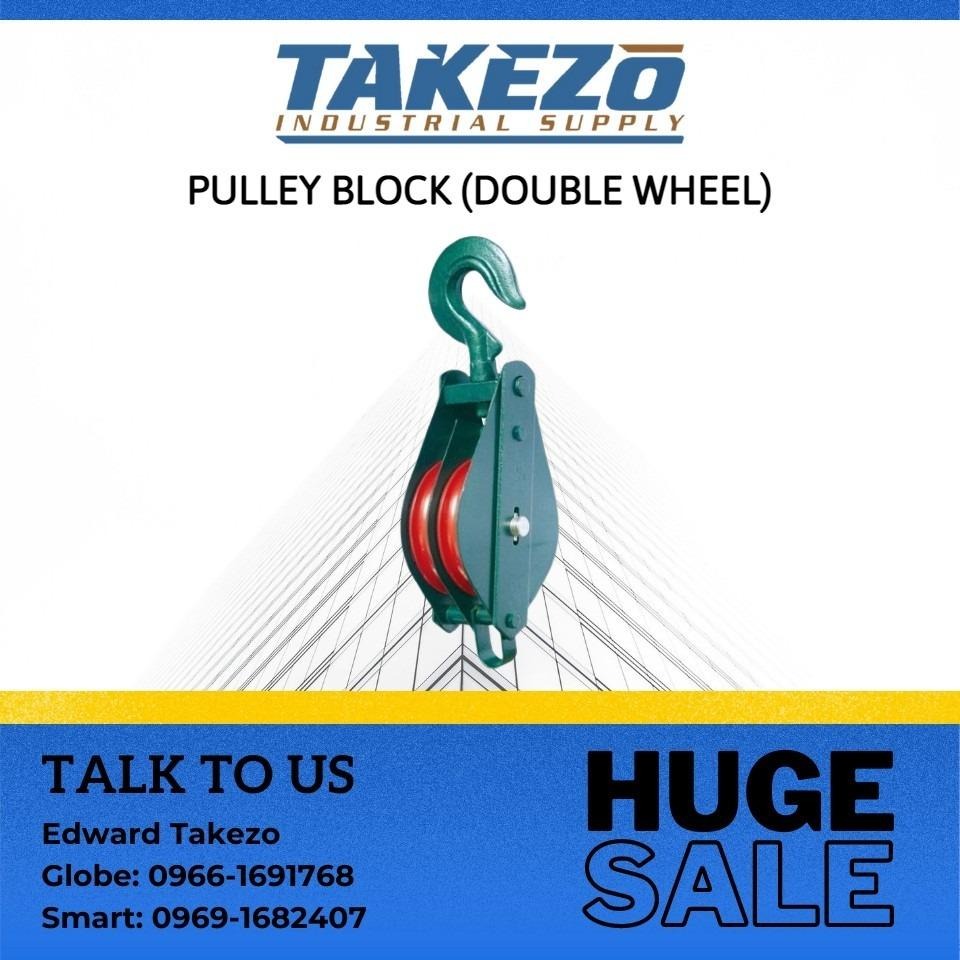 Pulley Block (Double Wheel), Commercial & Industrial, Industrial ...
