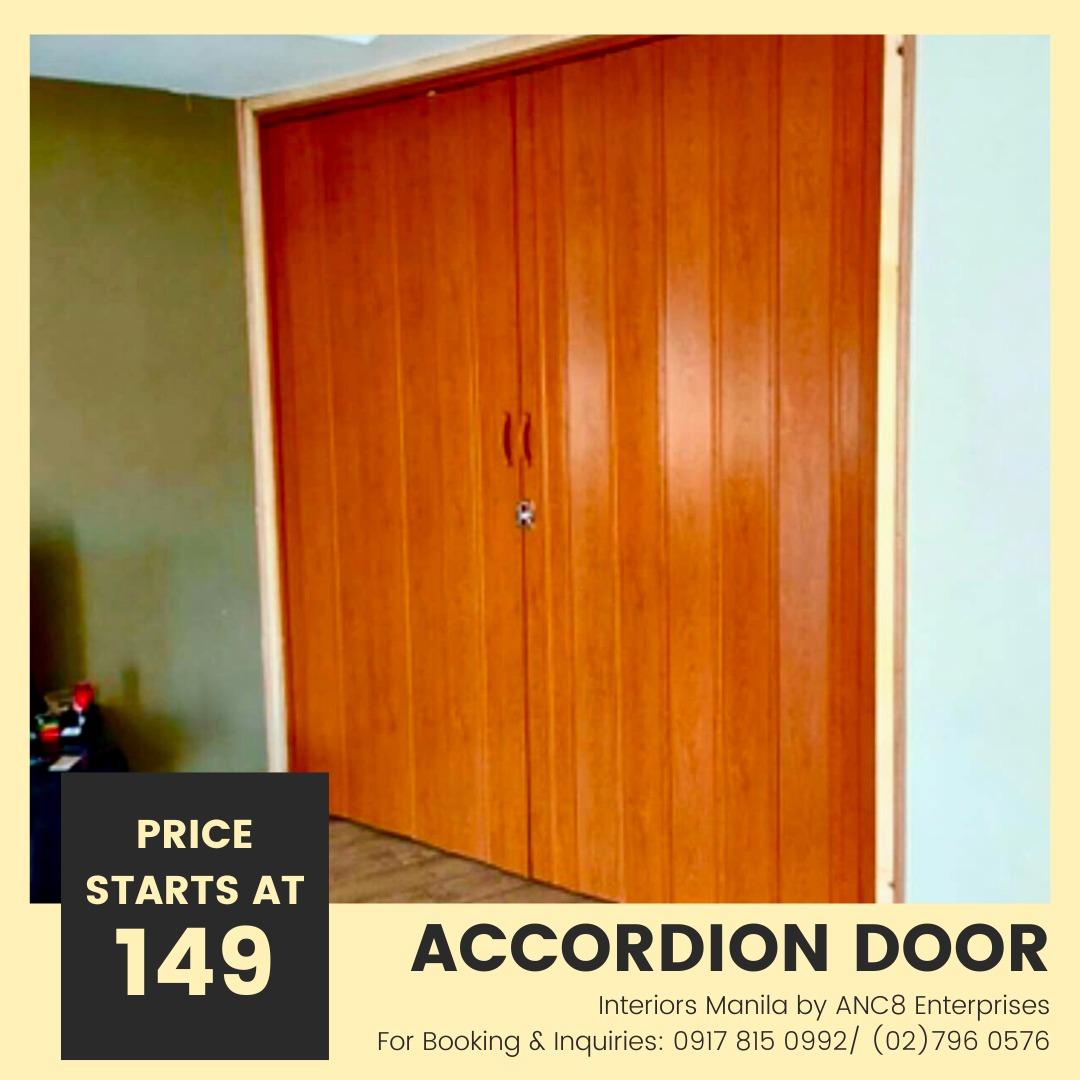 PVC Accordion Door, Furniture & Home Living, Office Furniture