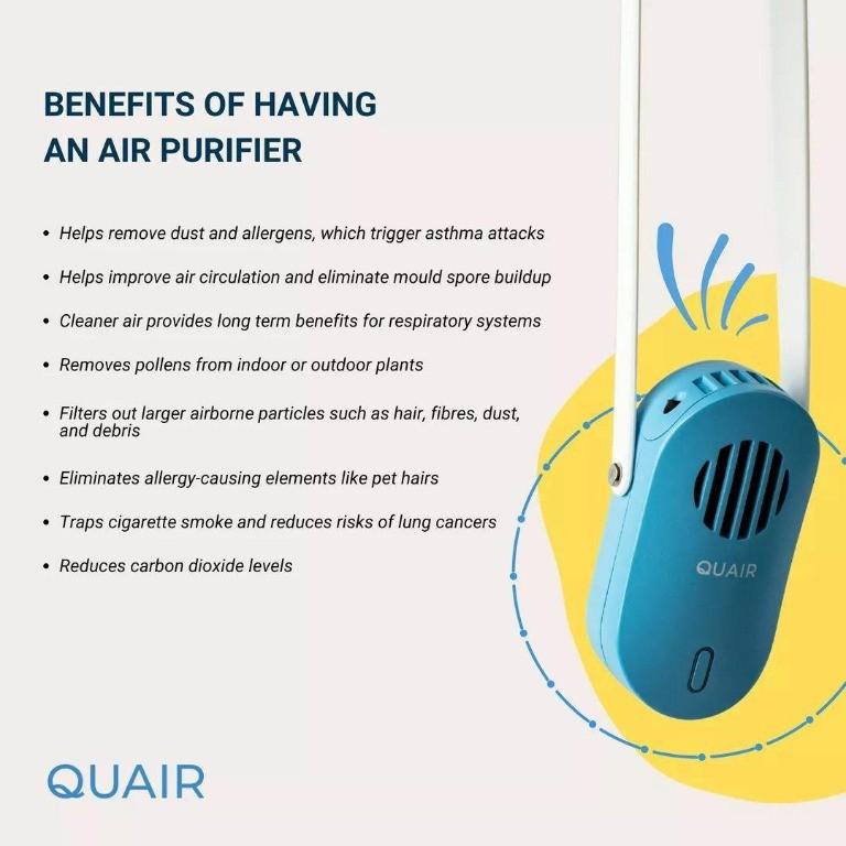 quair plasma mini air purifier TV Home Appliances Air Conditioners Heating on Carousell