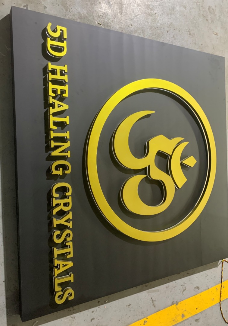 QUALITY SIGNAGE, G.I PAINTED LIGHTED, Furniture & Home Living, Outdoor ...