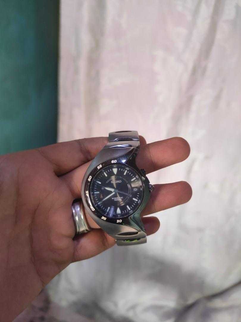 Rare Seiko kinetic indicator, Luxury, Watches on Carousell