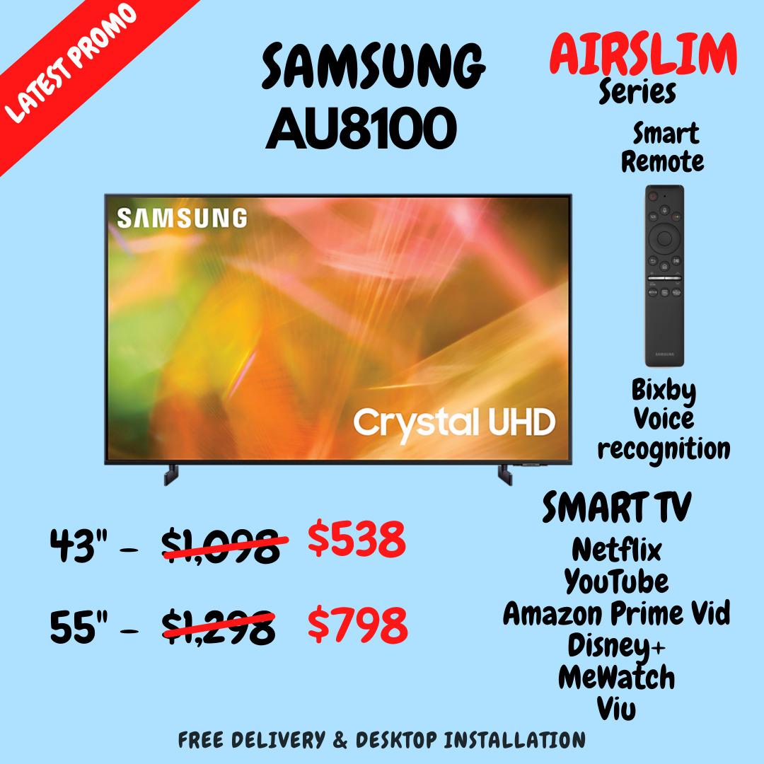 Samsung 65 inch BU8000 BU8100 LATEST MODEL 65BU8000 65BU8100