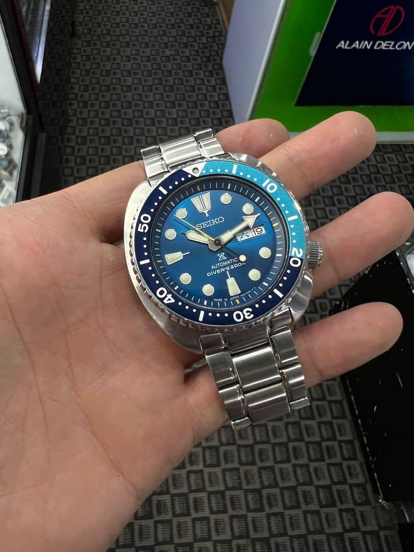 SEIKO PROSPEX TURTLE BLUE LAGOON LIMITED EDITION MADE IN JAPAN AUTOMATIC  DIVERS 200M SRPB11J1, Men's Fashion, Watches & Accessories, Watches on  Carousell