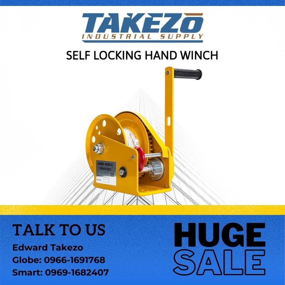 Self Locking Winch (without Wire Rope), Commercial & Industrial, Industrial Equipment on Carousell