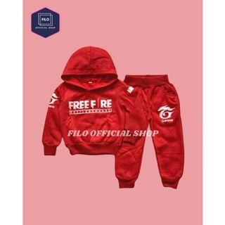 Set hoodie free fire anak