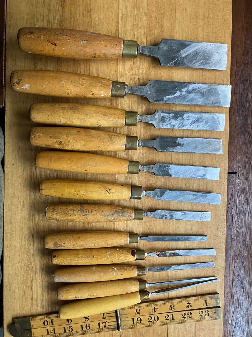 Set of 14 Marples chisels gouges, Furniture & Home Living, Home ...