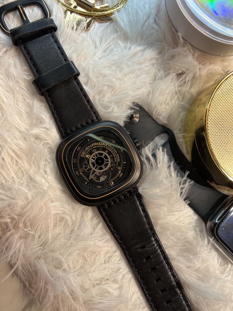 Authentic Seven Friday P Series Gold Black Watch Men s Fashion