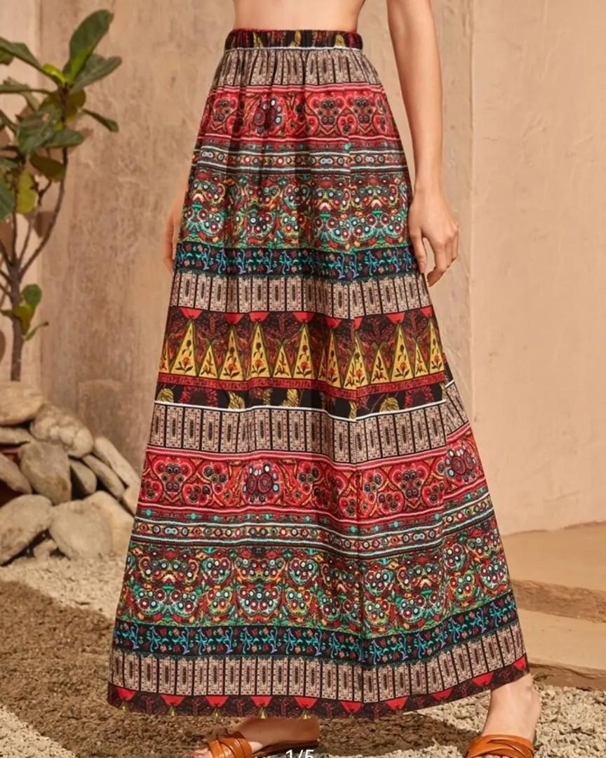 Shein maxi skirt hotsell