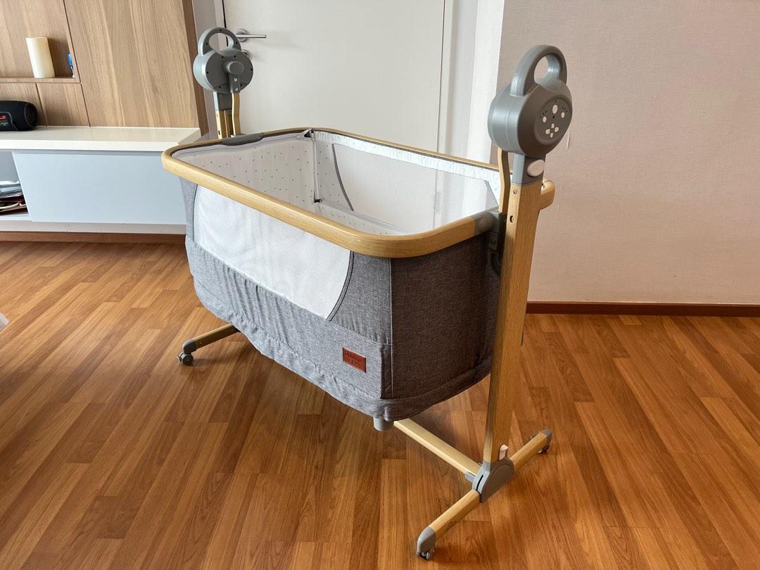 Side Sleeping Cot & Motorised Swing, Babies & Kids, Baby Nursery & Kids