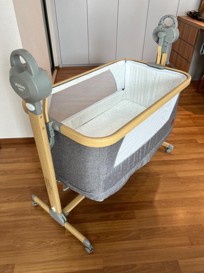 Side Sleeping Cot & Motorised Swing, Babies & Kids, Baby Nursery & Kids
