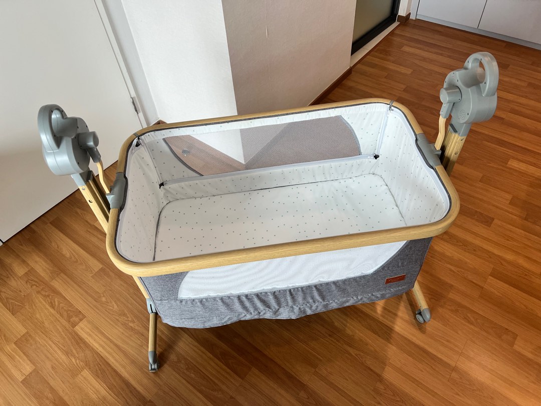 Side Sleeping Cot & Motorised Swing, Babies & Kids, Baby Nursery & Kids