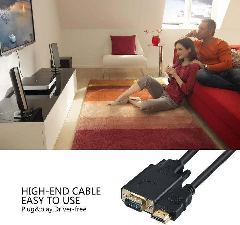 Sj014 vga to hdmi adapter monitor d sub to hdmi 15 pin to hdmi adapter