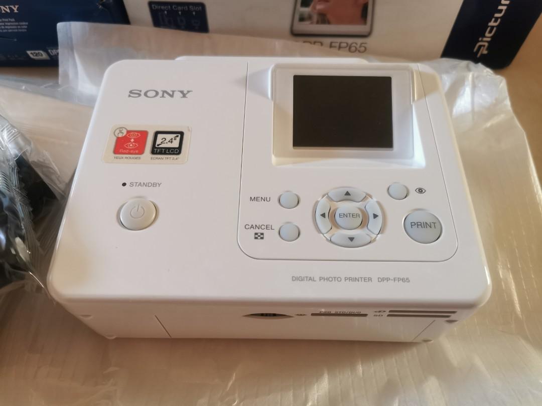 Sony digital photo printer DPPFP65 + print packs, Computers & Tech