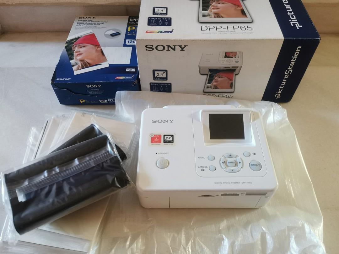 Sony digital photo printer DPPFP65 + print packs, Computers & Tech