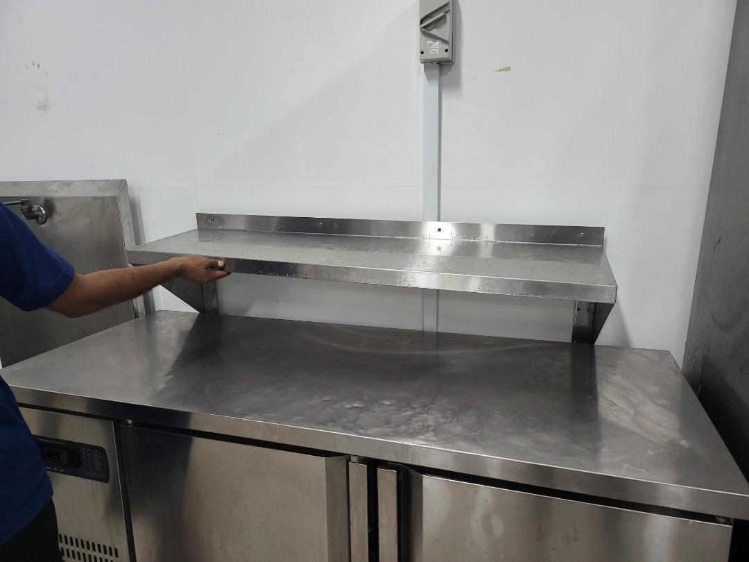 Stainless Steel Wall Mount Kitchen Rack, Furniture & Home Living