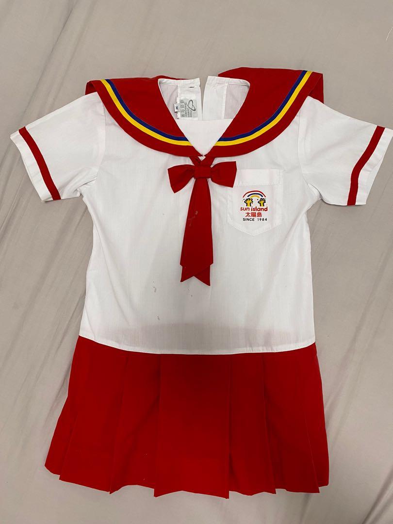 Sun Island Girl Uniform One Mediun One Large太陽島幼稚園女生校服兩 