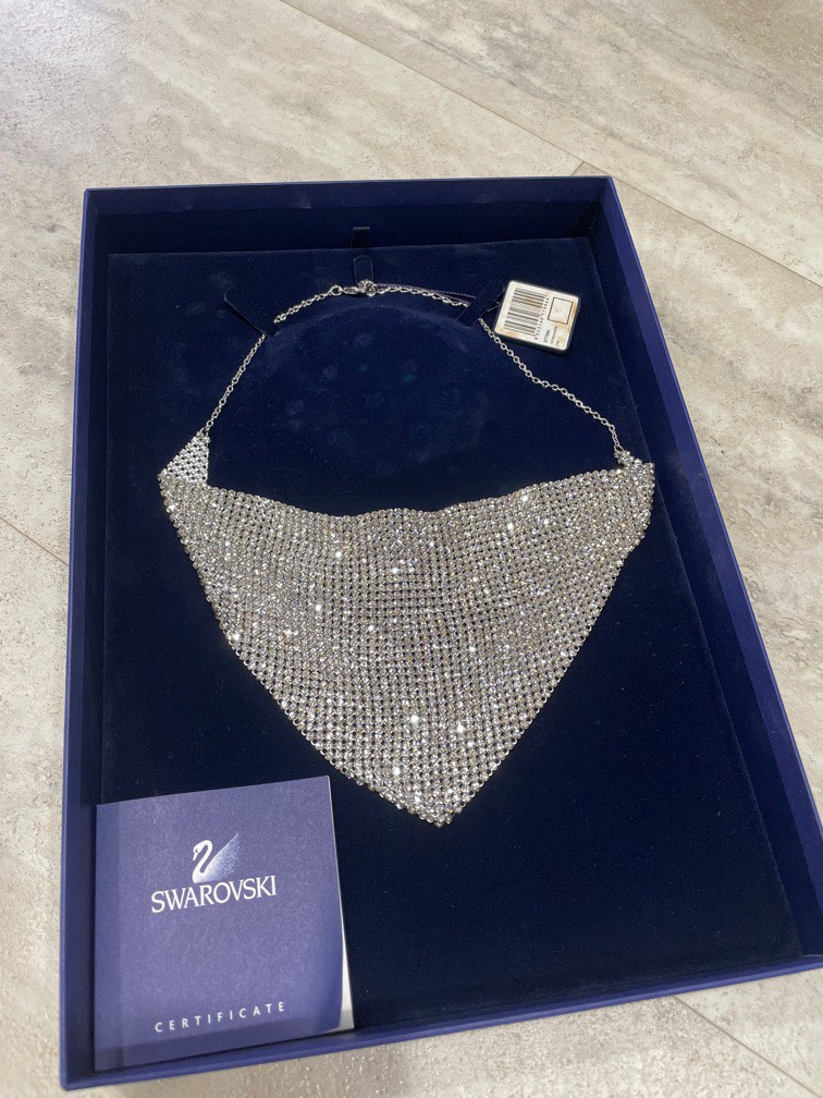 Swarovski best sale mesh necklace