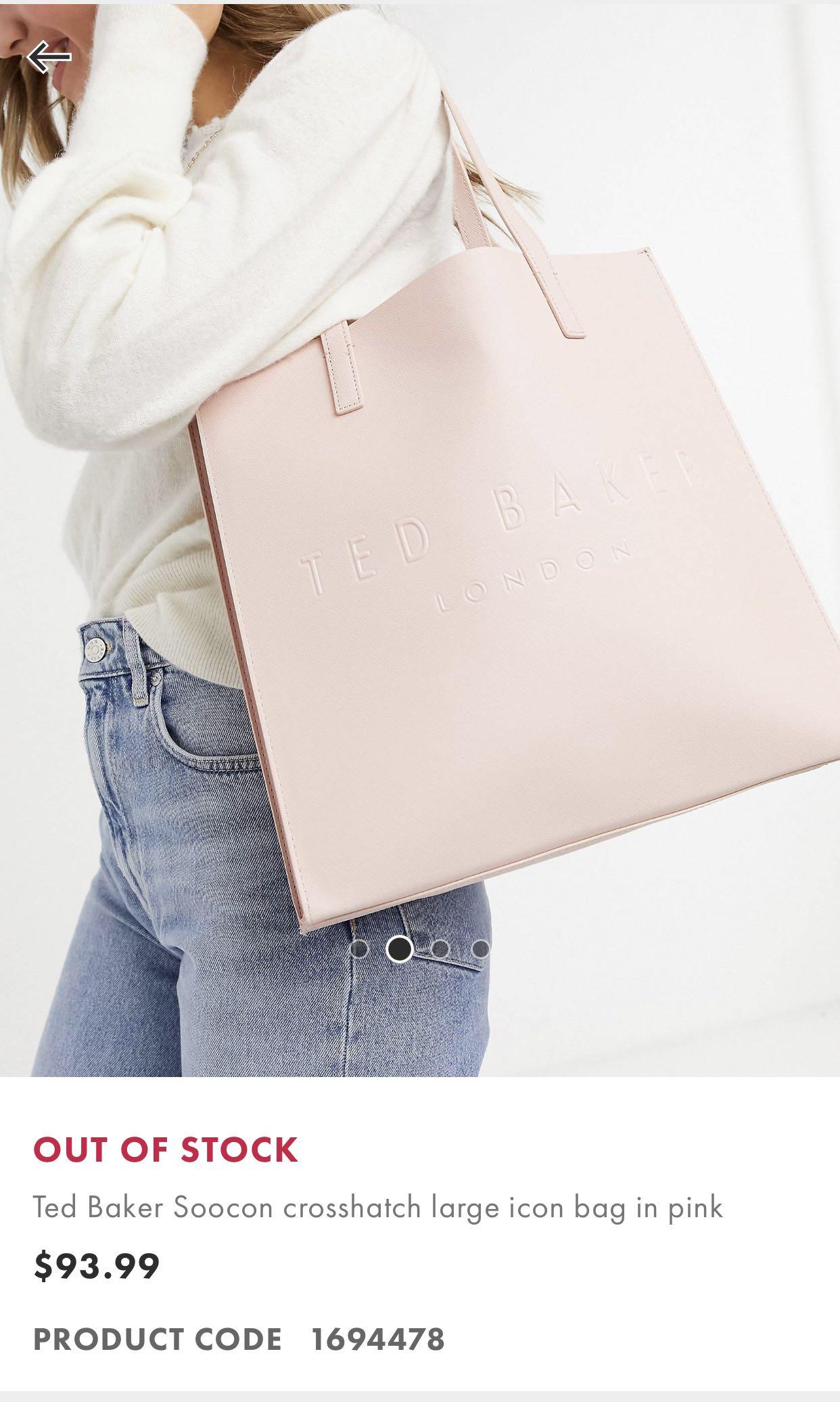 Ted baker large hot sale pink shopper bag